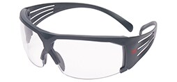 3M™ SecureFit™ 600-serien, SF601SGAF, grå, klar Scotchgard™ Anti-fog-beläggning/reptålig lins