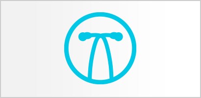 Rund turkos ikon med öronbyglar till ett Littmann stetoskop.
