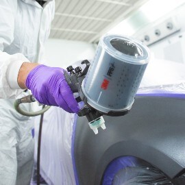 Lackering av bil med 3M PPS-serien 2.0 Sprutpistol