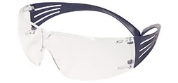 3M™ SecureFit™ 200-serien, SF201SGAF-BLU, blå, klar Scotchgard™ Anti-fog-beläggning/reptålig lins