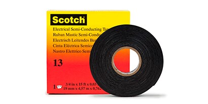 Scotch® 13 Halvledande eltejp
