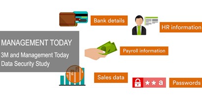 Infografik av datasäkerhetsundersökning
