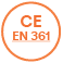 Certifikat för fallskyddsutrustning EN-361