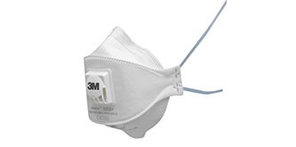  produktbild av 3M Aura Filtrerande halvmask FFP2 med ventil 9322+
