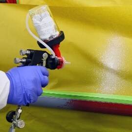 Applicering av en skyddsbeläggning med 3M Accuspray