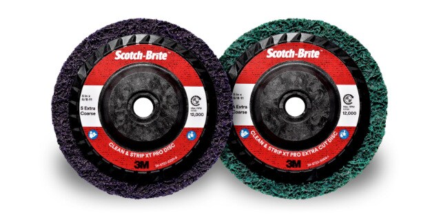 Scotch-Brite™ Grovrengöringsrondeller XT Pro och XT Pro Extra Cut