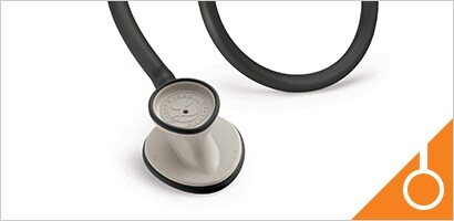 3M Littmann Lightweight stetoskop mot en vit bakgrund.
