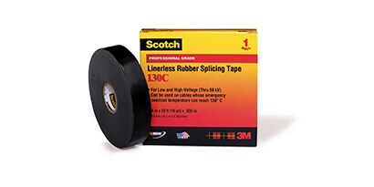 Scotch® 130C Linerfri gummiskarvtejp 

