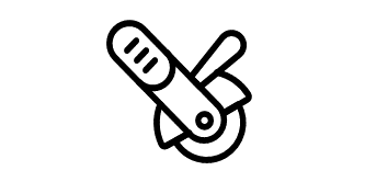 Ikon för borttagning av svetsfogar, avfasning, kraftig avgradning