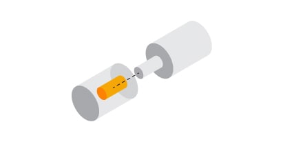 Exempel på en cylinder-cylinderfog
