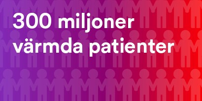 300 miljoner uppvärmda patienter
