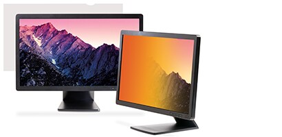 Guldfärgad integritet på en monitor
