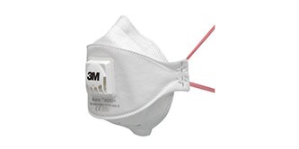 produktbild av 3M Aura Filtrerande halvmask FFP3 med ventil 9332+
