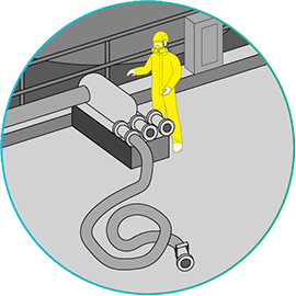 Ikon för bild av sekundär klarningsprocess Ikon för bild av sekundär klarningsprocess