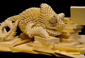 Skapa en 3D-skulptur med Post-it® Notes