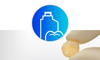 Ikon för dentala temporära material

