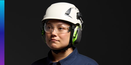Ikon med skyddsglasögon
