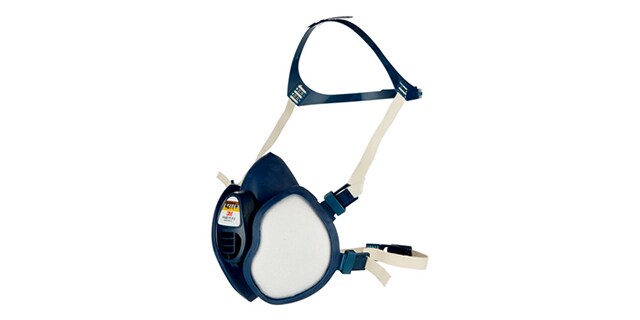 3M Underhållsfri återanvändbar halvmask, 4000+
